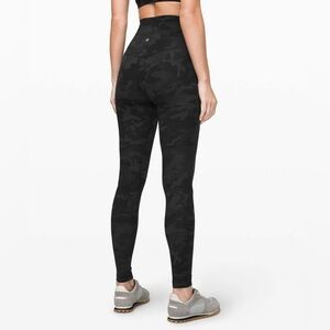 Lululemon Align Super-High Rise Pant 28" Incognito Camo Multi Grey Size 4
